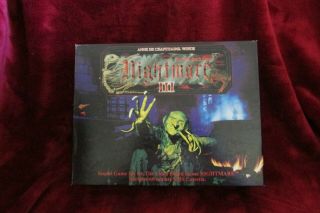 Nightmare Iii Video Board Game - 3 - Expansion Sequel - Vintage Vcr - Complete