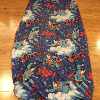Superman Twin Fitted Sheet 1978 D.  C.  Comics Vintage