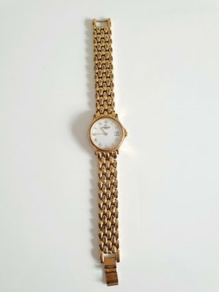 Vintage Raymond Weil Gold Plated Watch For Women