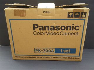 Vintage 1980s Panasonic Color Video Camera Pk - 700a W/ Box