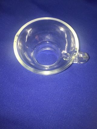 Vintage Clear Glass Canning Funnel,  Fruit Jar Filler With Handle