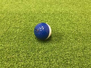 Vintage Ping Eye 2 Karsten Blue & White 1 Golf Ball 2 - Tone Collect Logo