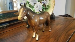 Vintage Beswick Thoroughbred Stallion Horse Figurine England