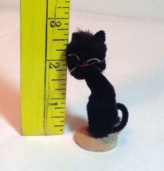 Vintage Halloween 12 BLACK CATS Chenille Pipe Cleaner Decor NMIB Purrrty Cool 5