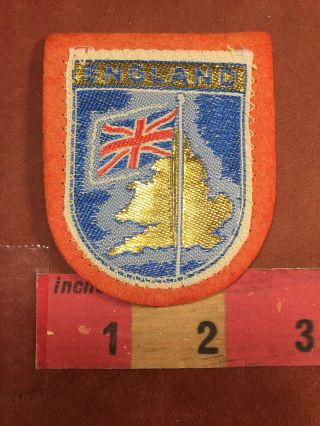 Vtg As - Is England Union Jack Flag Patch Uk 92j