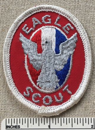 Vintage 1970s Eagle Scout Boy Scouts Rank Badge Patch Bsa Uniform Sash Award Pb