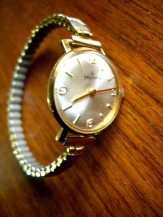 Vintage Watch Swiss Made Ladies Helvetia Plated wind up Dia 23 mm 2