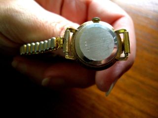 Vintage Watch Swiss Made Ladies Helvetia Plated wind up Dia 23 mm 5