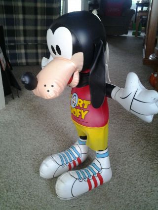 Sporty Goofy Vintage Inflatable From Disney On Ice Magic Kingdom Unusual Find