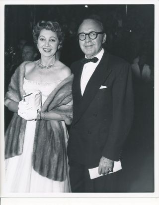 Jack Benny Mary Livingston Candid Vintage A Star Is Born Premiere Photo