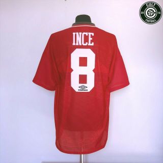 Ince 8 Manchester United Vintage Umbro Home Football Shirt 1994/96 (xl) Inter