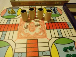 Parcheesi 1964 Gold Seal Edition Vintage Board Game Family Fun