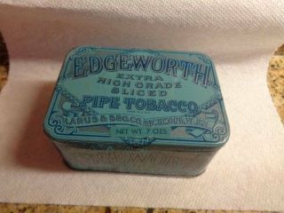 Vintage Edgeworth Extra Sliced Pipe Tobacco Tin