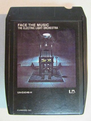 Electric Light Orchestra Elo Face The Music Vintage 1975 8 Track Tape Ua - Ea546 - H