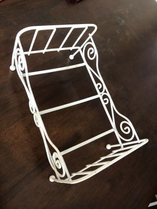 DOLL BED Vintage/Antique Iron Bed 8” X 5” 2