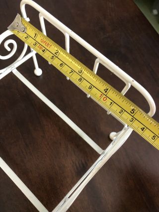 DOLL BED Vintage/Antique Iron Bed 8” X 5” 5