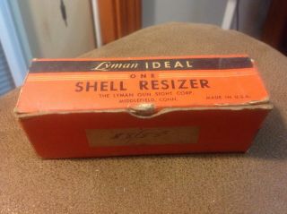 Vintage Lyman Ideal Shell Resizer 38 - 55 W/box