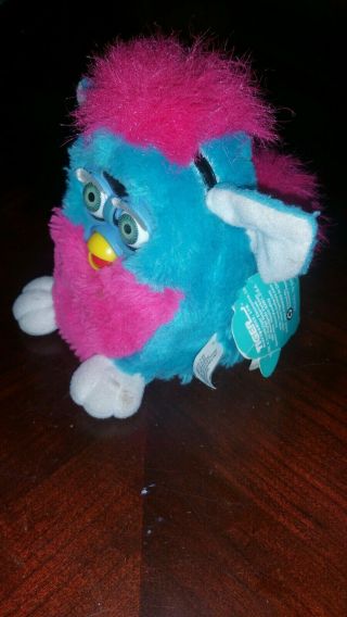 Vintage 1999 Tiger Electronics Furby Babies Pink and Blue 3