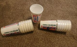 Vintage Atlanta 1996 Olympics Budwiser Plastic Cups X12