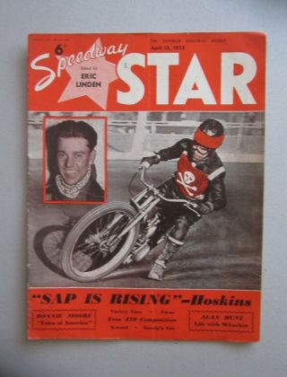 Vintage Speedway Star Vol 1 No 2 April 12th 1952