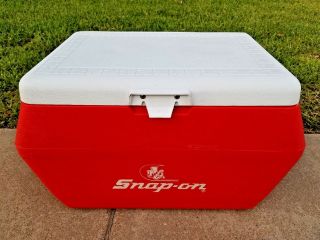 Vintage Snap - On Cooler Ice Chest Ice Box 12 Gal 50 Qts Usa Made Model 1950