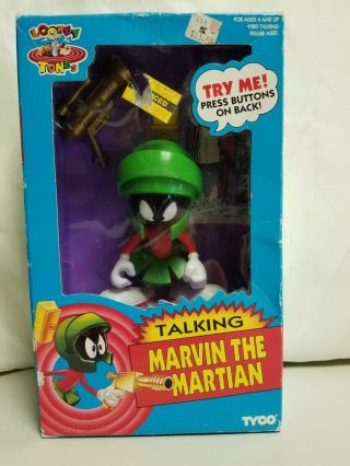 Tyco Looney Tunes Talking Marvin The Martian 1993 Vintage Toys