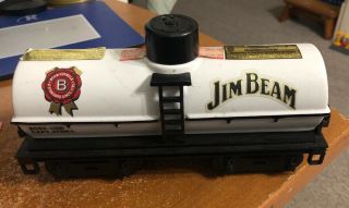Vintage Jim Beam Casey Jones Tank Car Decanter Train Whiskey Bourbon