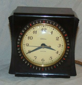 Vintage Telechron Model 8h55 Electric Timer Clock Estate Fresh C.  1950