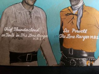 Vintage The Lone Ranger &tanto Exhibit Arcade Card 1950 