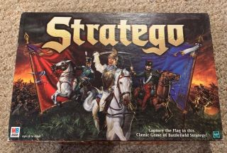 Vintage 1999 Stratego Classic Game Of Battlefield Strategy Board Game Complete