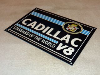 VINTAGE CADILLAC V8 STANDARD OF THE WORLD 12 