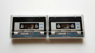 Two Vintage (1985) Maxell Xli - S Ferric Cassette Tapes 02