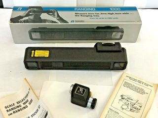 Vintage Rangematic Ranging 1000 Rangefinder Hunting Gear With Case