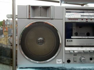 SHARP GF500 Boombox Ghettoblaster 1980 ' s Vintage Cassette Radio JAPAN Retro 5