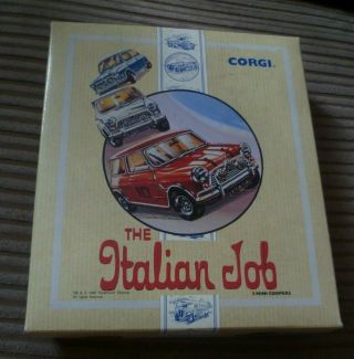 Vintage Corgi The Italian Job Ltd Edition 3 Mini Cooper Set 97713 From 1992