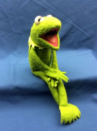 Kermit The Frog Fisher Price Sesame Street Muppet Show Vtg 1977 Plush Toy 850