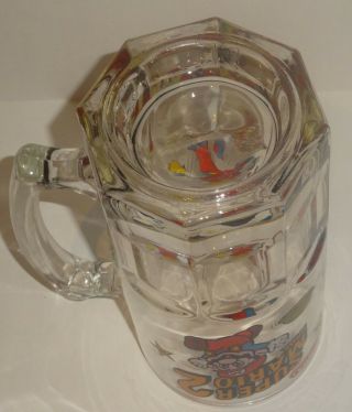 Vintage 1989 Nintendo Mario Bros 2 Glass Beer Mug 8