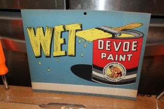 Wet Devoe Paint Indian 1940 