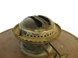 VTG P.  J.  Bryant Bristol Copper Oil Lamp Base British Antique Industrial Rustic 5