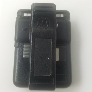 Vintage MOTOROLA BEEPER PAGER BLACK W/ CLIP Pre - Owned 4