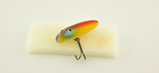Vintage Shur Strike Antique Fishing Lure Trout Oreno in Desirable Rainbow DC34 2