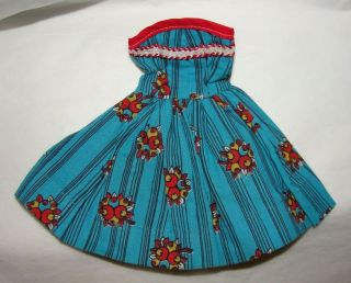 Vintage Little Miss Revlon Doll Dress Ec Fits Jill Miss Nancy Ann Toni