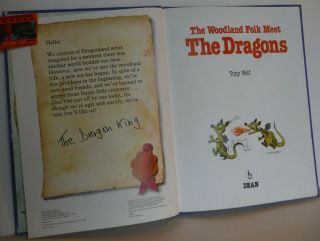 The Woodland Folk Meet The Dragons by Tony Wolf HB VGC vintage children ' s book 3
