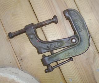 Vintage unusual QUIKCET Clamp,  model 40A,  GRAND DUAL GRIP tool 3