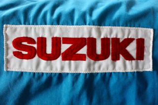 Vintage Suzuki Racing Pit Crew Jacket GSX - R750 GSXR 750 Embroidered Patch Sew On 6