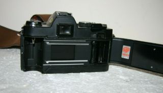 Vintage Konica Autoreflex TC 35mm camera with Hexanon AR 50mm f 1.  7 lens 5