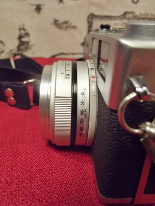 Canon Canonet 28 Vintage 35mm Rangefinder Film Camera 40mm f/2.  8 Lens 5