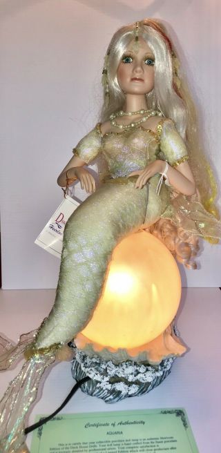 Duck House Heirloom Dolls Limited Edition Doll / Lamp " Aquaria "