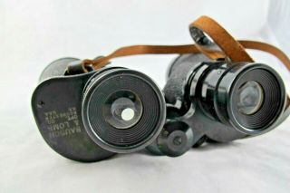 Vintage 1931 Bausch and Lomb Zephyr 7 x 35 Binoculars w/Case Strap and 4