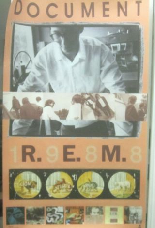 R.  E.  M.  - Document Vintage Promo Poster [1988] - Vg,